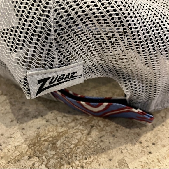 NWT Houston Oilers Hat Retro Trucker Adjustable "47 Zubaz Legacy Strapback Cap - Picture 4 of 11